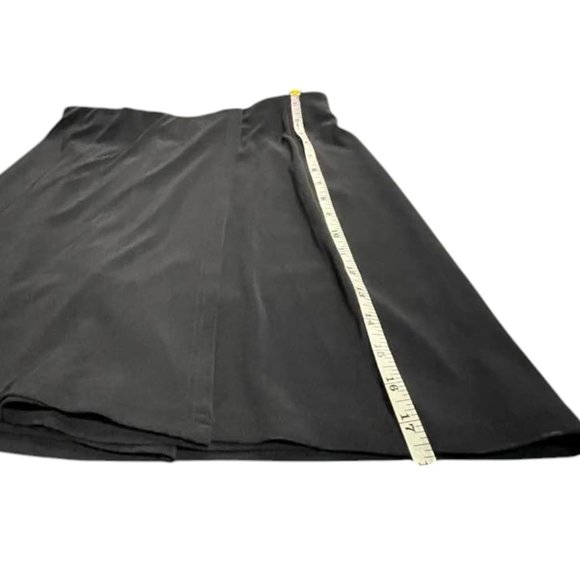 Boston Proper Black Pull-on Wrap Skort Beyond Travel Vacation Sports - Picture 9 of 16